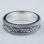 Celtic Knot Ornament Ring // Silver (6)
