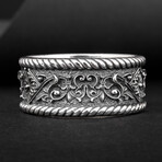 Floral Ornament Ring // Silver (11)