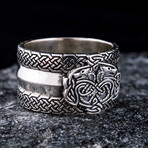 Norse Wolves Ring // Silver (10.5)