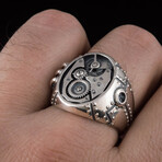 Steampunk Style Ring // Silver (11)