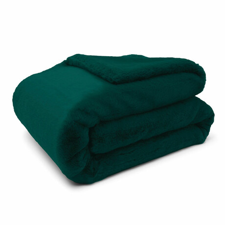 Brady Blanket // Emerald Green