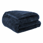 Brady Blanket // Navy Blue