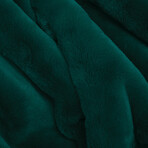 Brady Blanket // Emerald Green