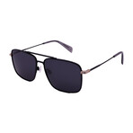 Rag & Bone // Men's Pilot Sunglasses V1 // Matte Black + Black + Gradient Gray