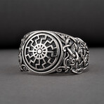Mammen Collection // Black Sun Ring // Silver (10)