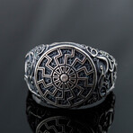 Urnes Collection // Black Sun // Ring // Silver (11)