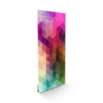 Signature Series Glass Heater // Abstract Series "Colorful Blurring" (48"L x 16"W)