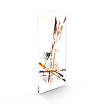 Signature Series Glass Heater // Abstract Series "Dripping" (48"L x 16"W)