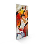 Signature Series Glass Heater // Abstract Series "Promise Me" (48"L x 16"W)