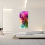 Signature Series Glass Heater // Abstract Series "Colorful Blurring" (48"L x 16"W)