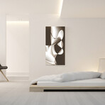 Signature Series Glass Heater // Abstract Series "Smoke" (48"L x 16"W)