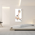 Signature Series Glass Heater // Abstract Series "Dripping" (48"L x 16"W)