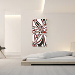 Signature Series Glass Heater // Abstract Series "Liquorice" (48"L x 16"W)