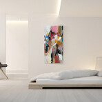 Signature Series Glass Heater // Abstract Series "Week End Time" (48"L x 16"W)