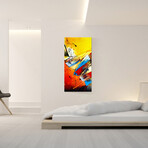 Signature Series Glass Heater // Abstract Series "Introspection" (48"L x 16"W)