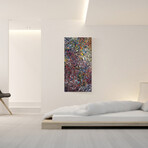 Signature Series Glass Heater // Abstract Series "Retiens la Nuit" (48"L x 16"W)