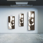 Signature Series Glass Heater // Abstract Series "Smoke" (48"L x 16"W)