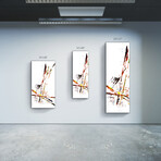 Signature Series Glass Heater // Abstract Series "Dripping" (48"L x 16"W)