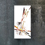 Signature Series Glass Heater // Abstract Series "Dripping" (48"L x 16"W)