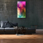 Signature Series Glass Heater // Abstract Series "Colorful Blurring" (48"L x 16"W)