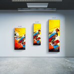 Signature Series Glass Heater // Abstract Series "Introspection" (48"L x 16"W)