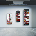 Signature Series Glass Heater // Abstract Series "Happy New York" (48"L x 16"W)