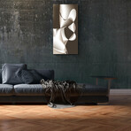 Signature Series Glass Heater // Abstract Series "Smoke" (48"L x 16"W)