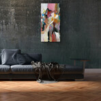 Signature Series Glass Heater // Abstract Series "Week End Time" (48"L x 16"W)