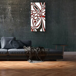 Signature Series Glass Heater // Abstract Series "Liquorice" (48"L x 16"W)