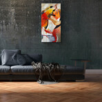 Signature Series Glass Heater // Abstract Series "Promise Me" (48"L x 16"W)