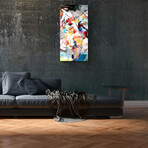 Signature Series Glass Heater // Abstract Series "Schubert Man" (48"L x 16"W)