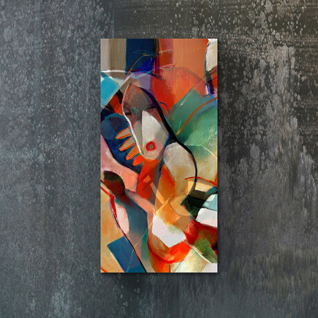 Signature Series Glass Heater // Abstract Series "Quarter 3" (48"L x 16"W)