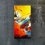 Signature Series Glass Heater // Abstract Series "Introspection" (48"L x 16"W)