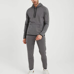 Tommy 2 Piece Set // Jacket + Pants // Smoke (4XL)