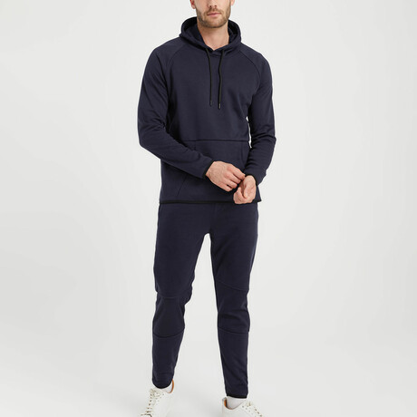 Anthony 2 Piece Set // Jacket + Pants // Navy Blue (XS)