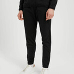 Tristan 2 Piece Set // Jacket + Pants // Black (L)