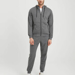 Angelo 2 Piece Set // Jacket + Pants // Anthracite (2XL)