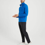 Devin 2 Piece Set // Jacket + Pants // Sax + Black (S)