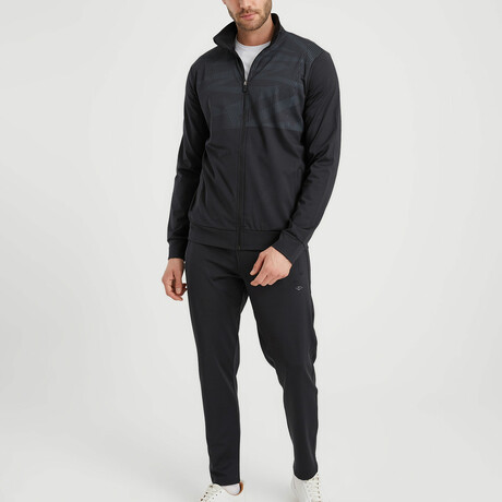 Isaac 2 Piece Set // Jacket + Pants // Black (S)