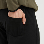 Clay 2 Piece Set // Jacket + Pants // Olive Green + Black (2XL)