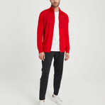 Cam 2 Piece Set // Jacket + Pants // Red + Black (2XL)