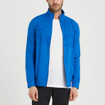 Devin 2 Piece Set // Jacket + Pants // Sax + Black (S)