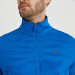 Devin 2 Piece Set // Jacket + Pants // Sax + Black (S)