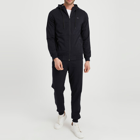 Ashton 2 Piece Set // Jacket + Pants // Navy Blue (S)