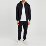 Ashton 2 Piece Set // Jacket + Pants // Navy Blue (XL)