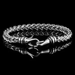Polished Stainless Steel Franco Chain Bracelet // Silver // 6mm