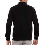 Genil Zip Up Sweatshirt // Black (XL)