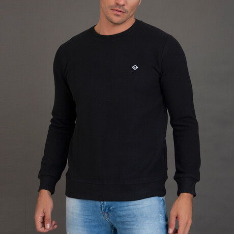 Masco Round Neck Sweatshirt // Black (S)
