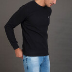 Masco Round Neck Sweatshirt // Black (S)