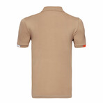 Tyler Short Sleeve Polo Shirt // Brown (2XL)